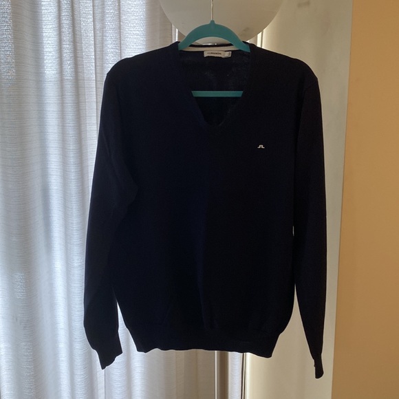 Soft 100% cotton mens v neck designer sweater - Picture 1 of 5